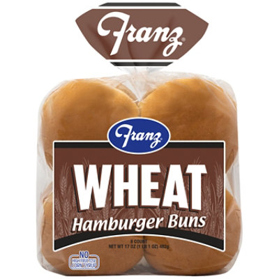 Franz Hamburger Buns Wheat 8 Count - 17 Oz - Image 2