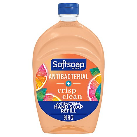 Softsoap Antibacterial Liquid Hand Soap Refill Crisp Clean - 50 Fl. Oz.