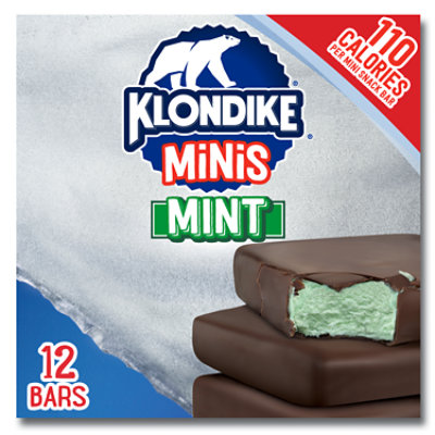 Klondike Mini Mint Chocolate Ice Cream - 12-2 Fl. Oz.