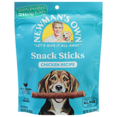 Newmans Own Chicken Snack Sticks Dog Treats 5 Oz safeway