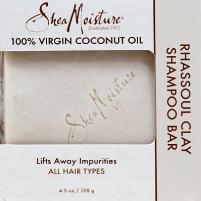 SheaMoisture Shampoo Bar 100% Virgin Coconut Oil Rhassoul Clay - 4.5 Oz - Image 2