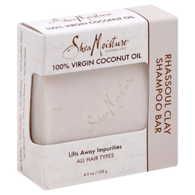 SheaMoisture Shampoo Bar 100% Virgin Coconut Oil Rhassoul Clay - 4.5 Oz - Image 1