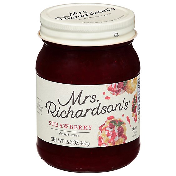 Mrs. Richardsons Strawberry Topping - 15.5 Oz