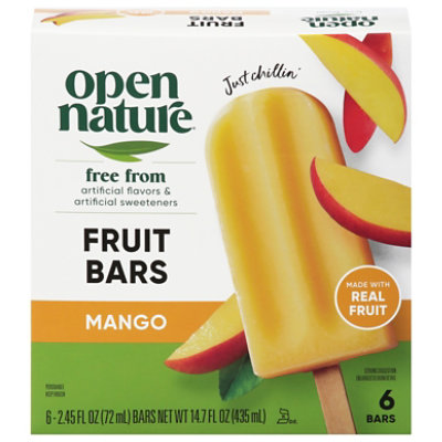 Open Nature Mango Fruit Bar 6 Count - 2.45 Fl. Oz.