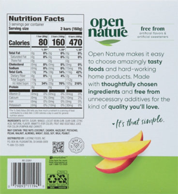 Open Nature Mango Fruit Bar 6 Count - 2.45 Fl. Oz. - Image 5