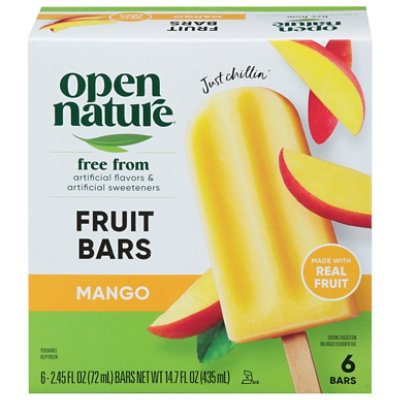 O Organics Fruit Bar Mango - 6-2.45 Fl. Oz.