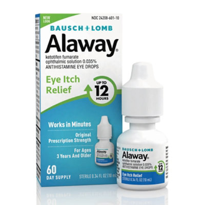 Alaway Antihistamine Allergy Eye Drops - 0.34 Fl. Oz. - Image 1