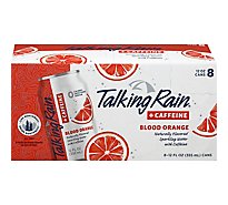 Talking Rain Sparkling Water Blood Orange Can Plus Caffeine - Us - 96 Fl. Oz.