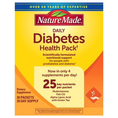 Nature Made Diabetes Health Pack Daily - 30 Count - Image 1