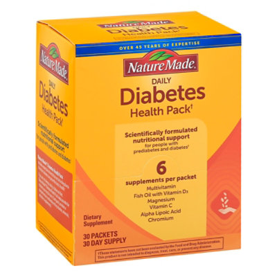 Nature Made Diabetes Health Pack Daily - 30 Count - Shaw's