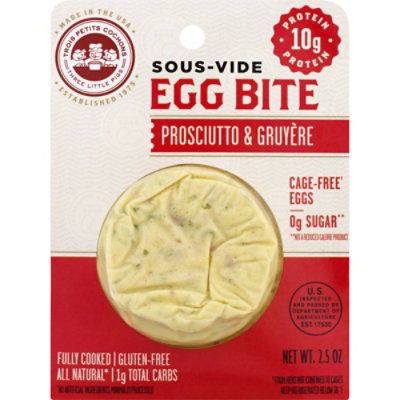 Three Little Pigs Prosciutto & Gruyere Sous Vide Egg Bite - .156 Lb - Image 6