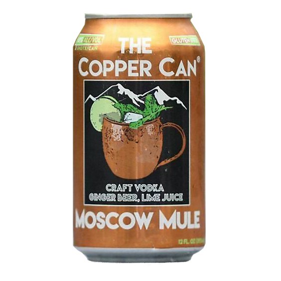 The Copper Can Moscow Mule Can - 12 Oz