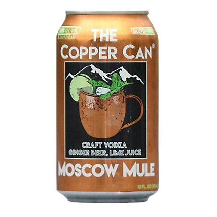 The Copper Can Moscow Mule Can - 12 Oz - Image 1