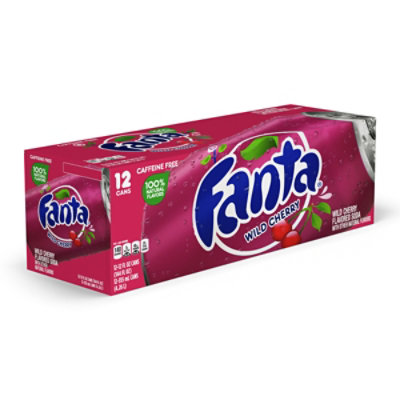 Fanta Wild Cherry Fridge Pack Cans - 144 Fl. Oz. - randalls