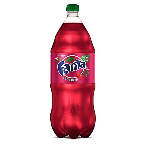 Fanta Soda Pop Wild Cherry Flavored - 2 Liter