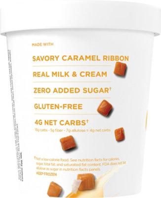 Keto Pint Sea Salt Caramel Ice Cream Pint - 473 Ml - Image 5