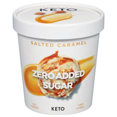 Keto Pint Sea Salt Caramel Ice Cream Pint - 473 Ml - Image 1