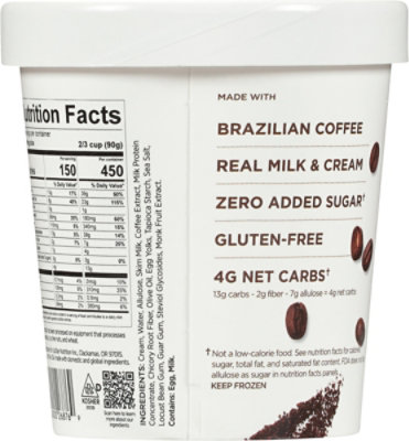 Keto Pint Ice Cream Coffee 1 Pint - 473 Ml - Image 5