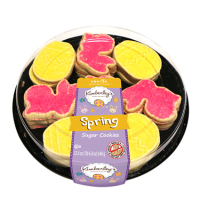 Kb Spring Shaped Sugar Cookies Party Tray - 22.8 Oz - Image 1