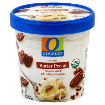 O Organics Ice Cream Butter Pecan - Pint