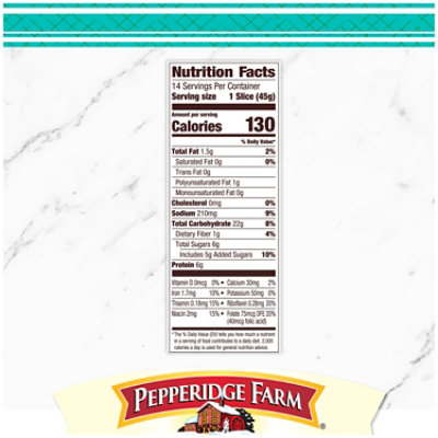 Pepperidge Farm Farmhouse Sweet Hawaiian Bread - 22 Oz - Image 3