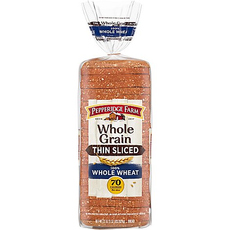 Pepperidge Farm Bread Whole Wheat Whole Grain - 22 Oz