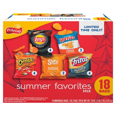 Frito Lay Summer Favorites Varity Pack Box - 18 Count - Image 3