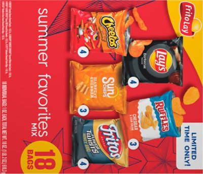 Frito Lay Summer Favorites Varity Pack Box - 18 Count - Image 6