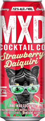 MXD Cocktail Strawberry Daiquiri Cans - 16 Fl. Oz. - Image 4