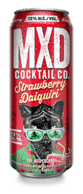 MXD Cocktail Strawberry Daiquiri Cans - 16 Fl. Oz. - Image 1