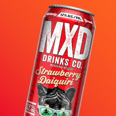 MXD Cocktail Strawberry Daiquiri Cans - 16 Fl. Oz. - Image 3