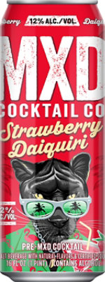 MXD Cocktail Strawberry Daiquiri Cans - 16 Fl. Oz.