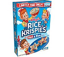 Rice Krispies Breakfast Cereal Original with Red and Blue Krispies - 10.3 Oz