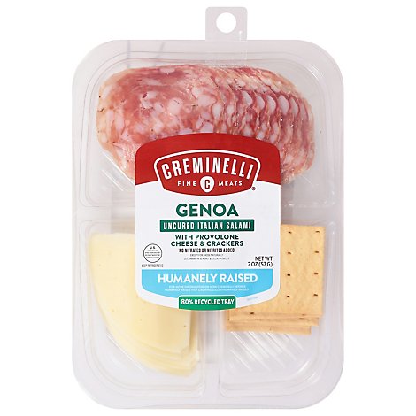 Creminelli Provolone & Crackers Genoa - 2 Oz