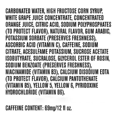 Mtn Dew Kickstart Flavored Sparkling Juice Beverage Orange Citrus - 72 Fl. Oz. - Image 5