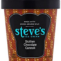 Steves Sicilian Chocolate Cannoli Ice Cream - Pint - Image 2