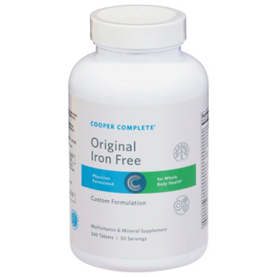 Cooper Complete Multivitamin Iron Free - 240 Count - Image 1
