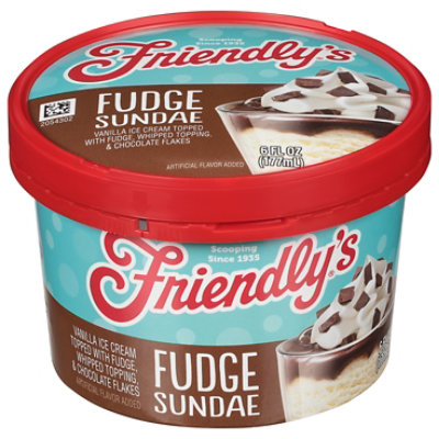 Friendly's Original Fudge Ice Cream Sundae Cup - 6 Oz - Image 4