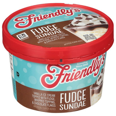 Friendly's Original Fudge Ice Cream Sundae Cup - 6 Oz - Image 2