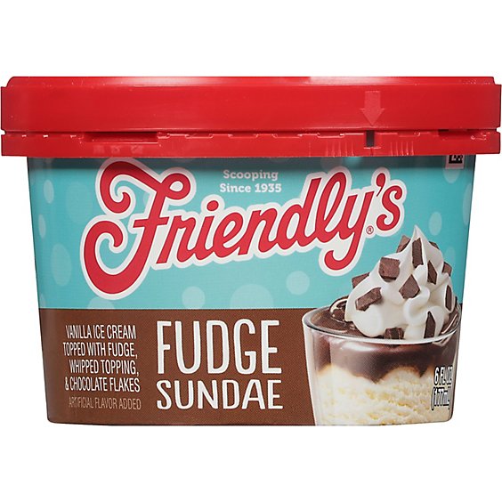 Friendly's Original Fudge Ice Cream Sundae Cup - 6 Oz