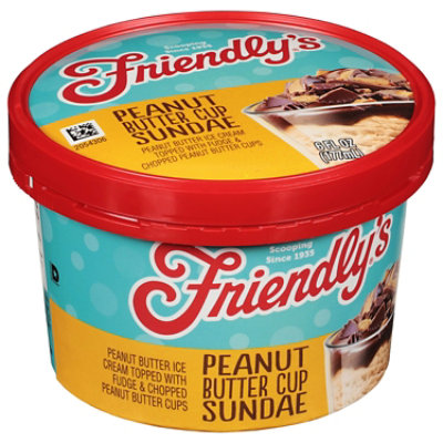 Friendly's Peanut Butter Cup Ice Cream Sundae - 6 Oz - Image 1