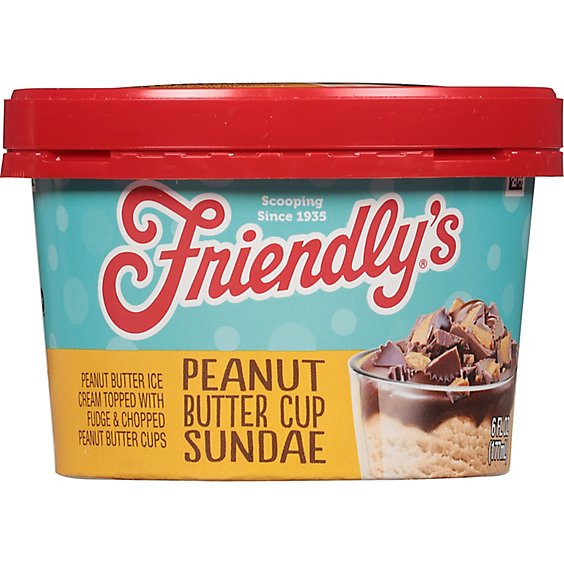 Friendly's Peanut Butter Cup Ice Cream Sundae - 6 Oz