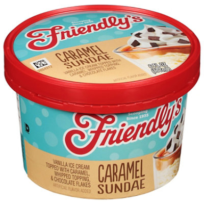 Friendly's Original Caramel Ice Cream Sundae Cup - 6 Oz - Image 1