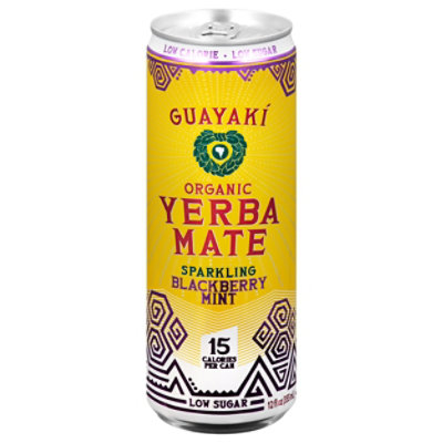 Sparkling Yerba Mate,blackberry Mint,org - 12 Fl. Oz. - Image 2
