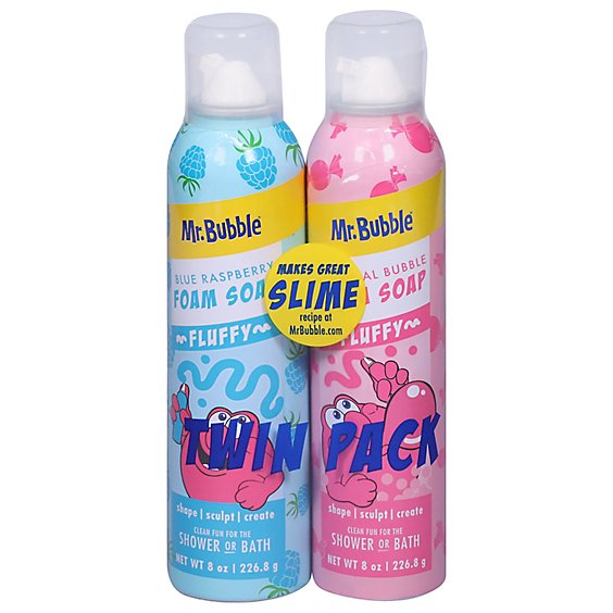 Mr Bubble Foam Soap Twin Pack - 16 Oz - Albertsons