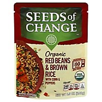 Seeds Of Change  Beans Red Rice Brown - 8.5 Oz - Image 1