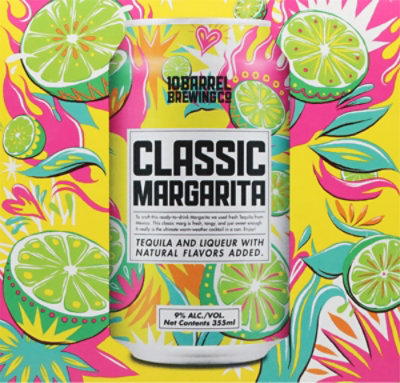 10 Barrel Brewing Co. Classic Margarita In Cans - 4-12 Fl. Oz. - Image 4