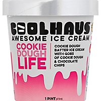 Coolhaus Cookie Dough Batter Ice Cream With Gobs Of Cookie Dough & Choc - Pint - Image 2