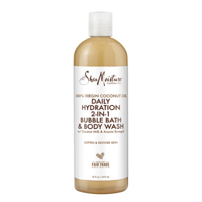 Shea Moisture Coconut Bubble Bath & Body Wash - 16 Fl. Oz. - Image 2