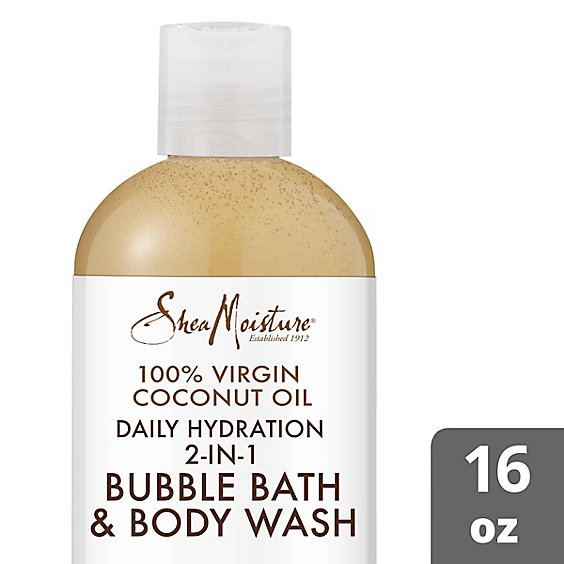 Shea Moisture Coconut Bubble Bath & Body Wash - 16 Fl. Oz.